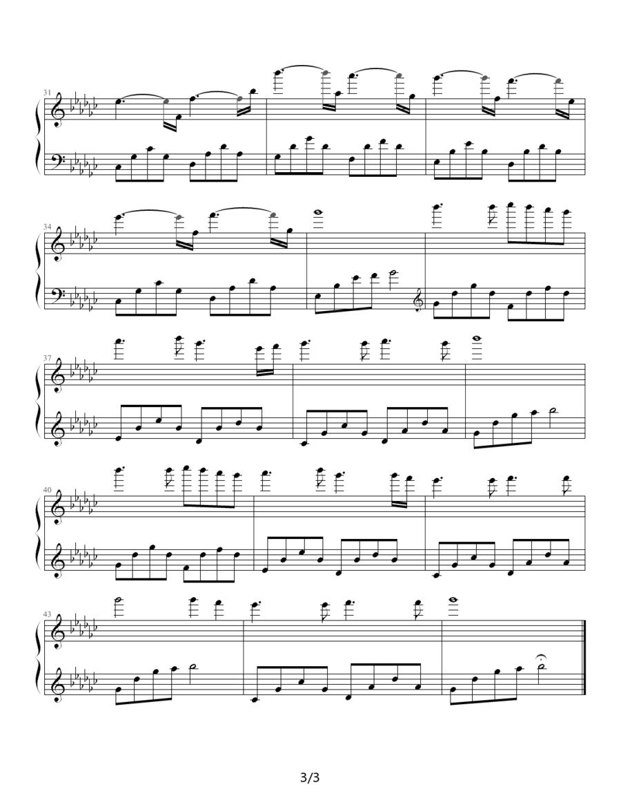 心情小曲钢琴曲谱（图3）