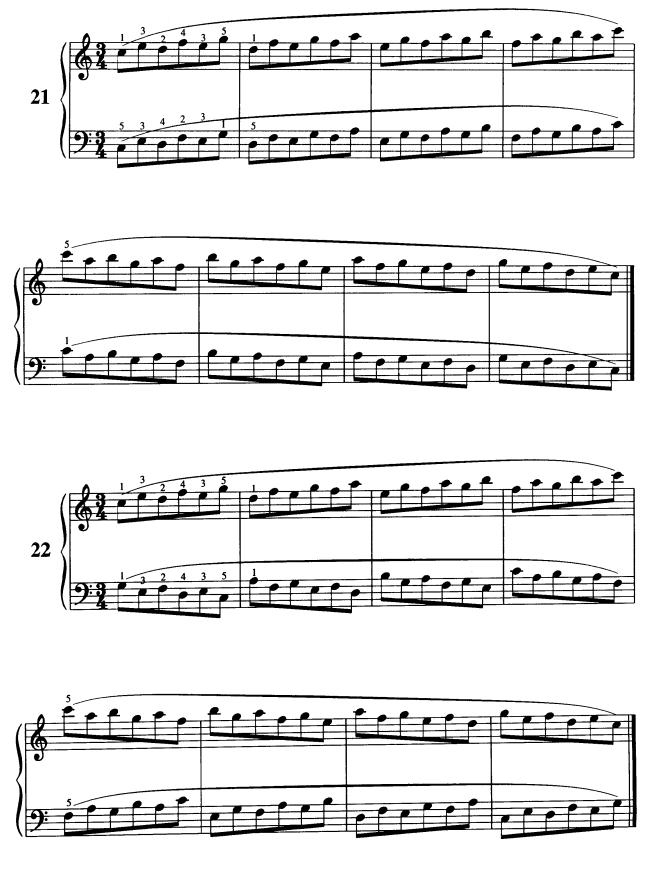 钢琴长句子连奏练习钢琴曲谱（图2）