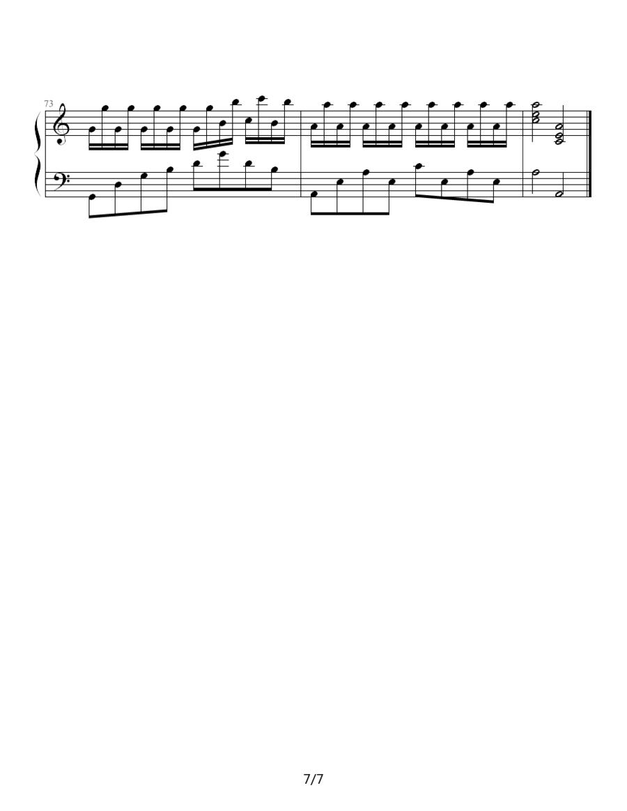 星的别月曲钢琴曲谱（图7）