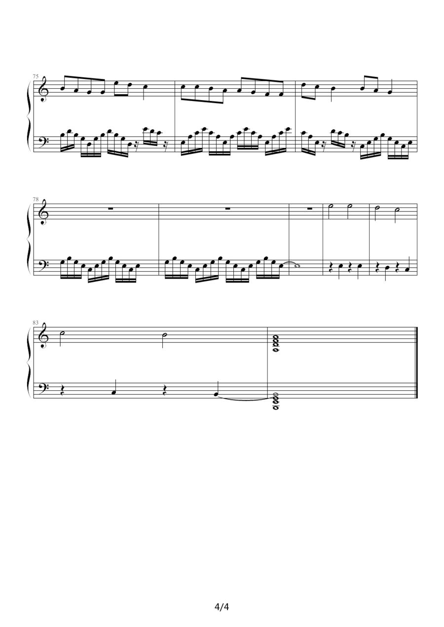 三步小鸣曲钢琴曲谱（图4）