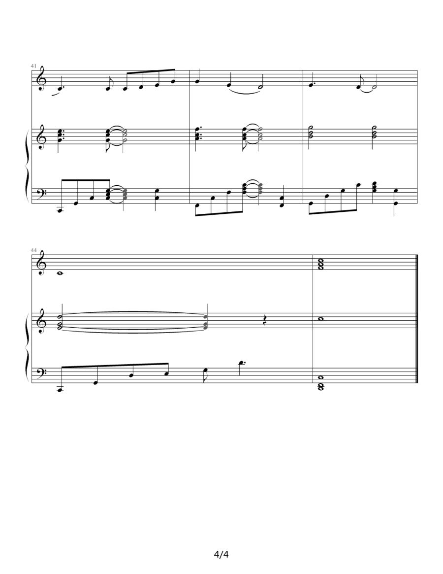 解脱（钢琴伴奏谱）钢琴曲谱（图4）