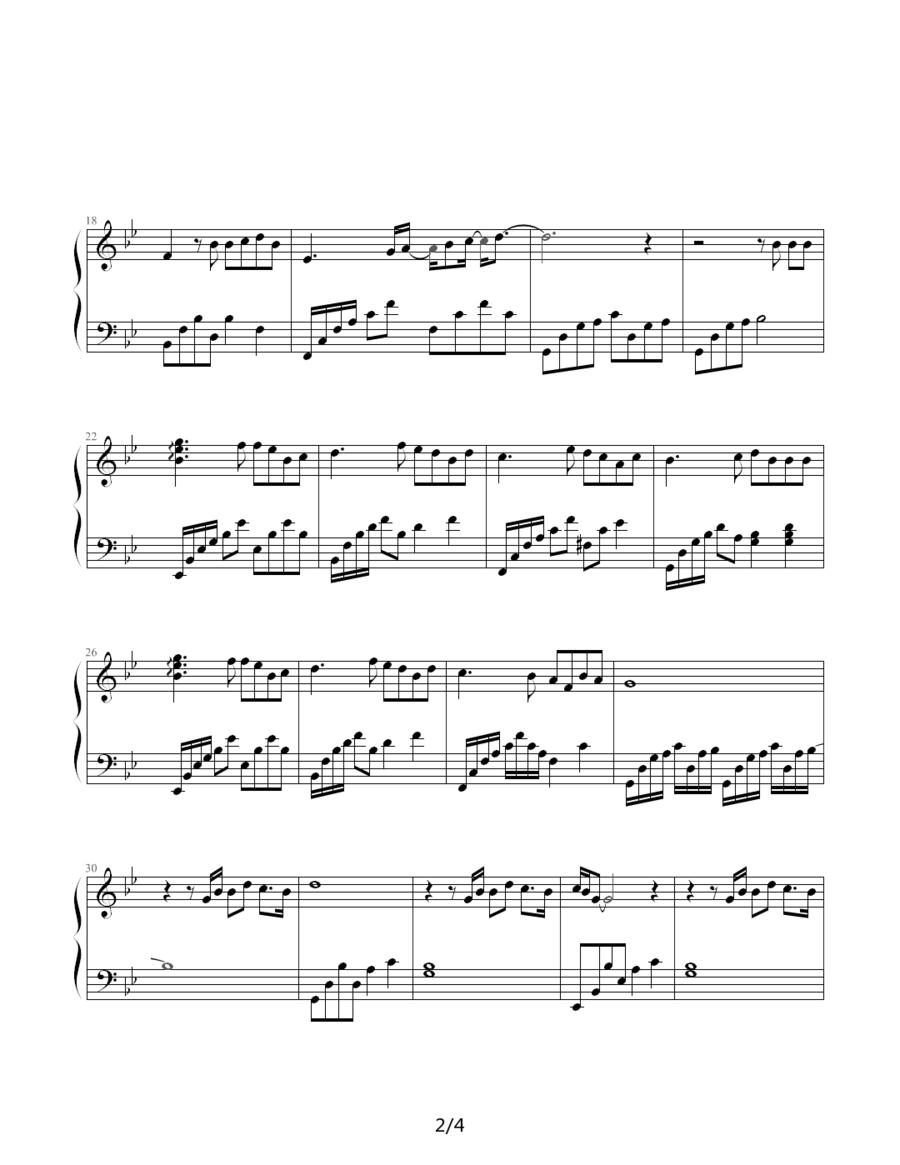 原来（《恋香》音乐）钢琴曲谱（图2）