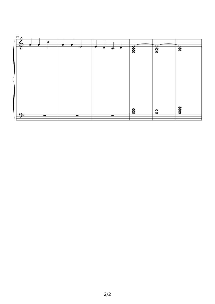 孩子钢琴曲谱（图2）