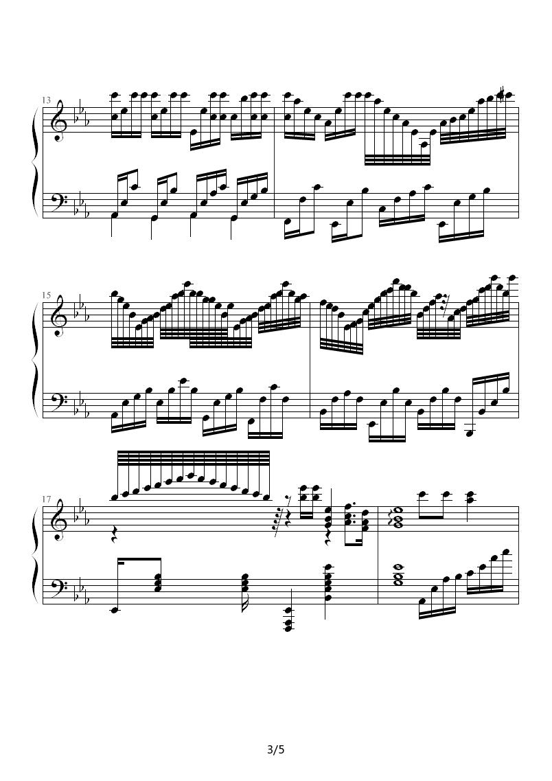 琴归原处钢琴曲谱（图3）