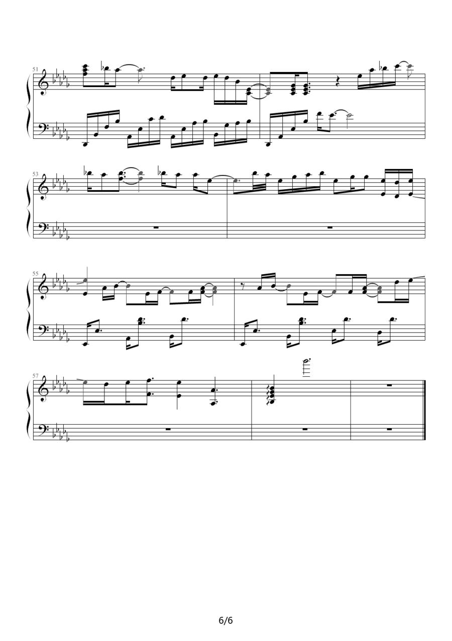 秋祭钢琴曲谱（图6）