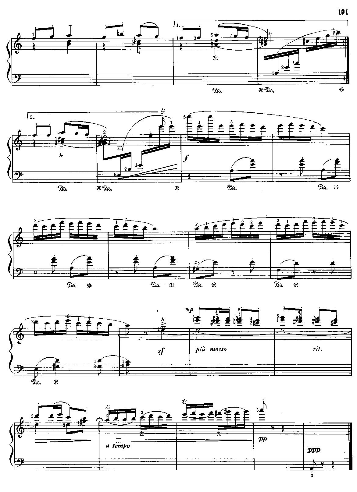 蝴蝶舞（周勤如编曲版）钢琴曲谱（图2）