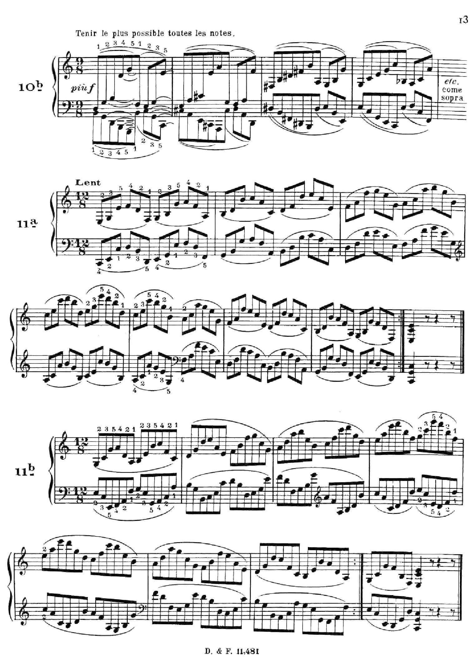 51 Exercises, WoO 6（51首钢琴练习 8—12）钢琴曲谱（图5）