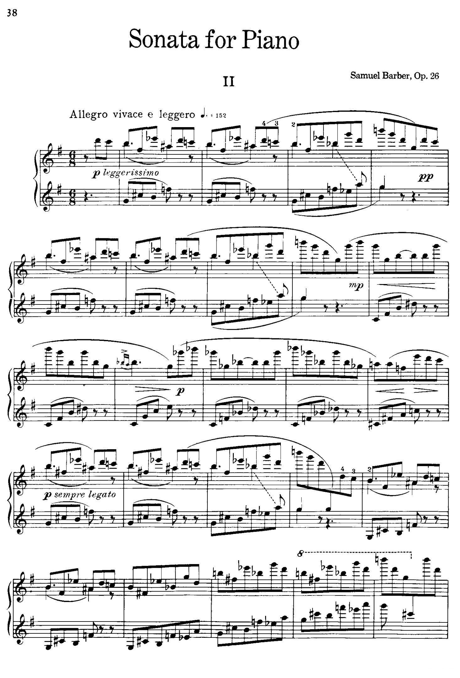 降e小调钢琴奏鸣曲 Op.26 v.2钢琴曲谱（图1）