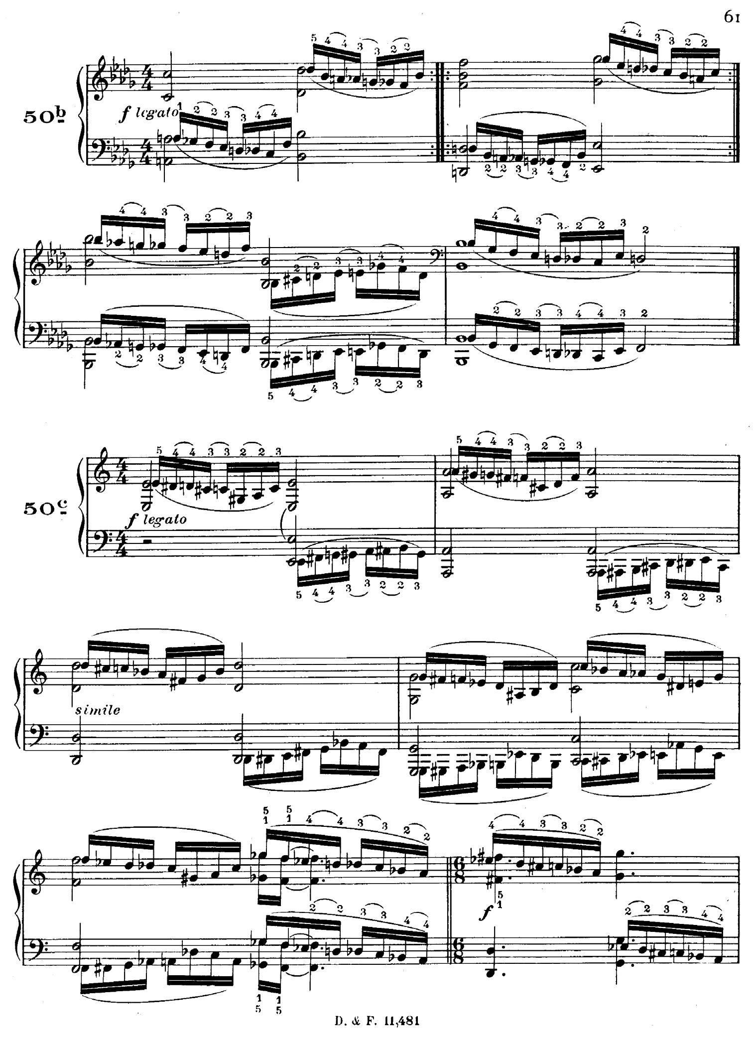 51 Exercises, WoO 6（51首钢琴练习 38—51）钢琴曲谱（图10）