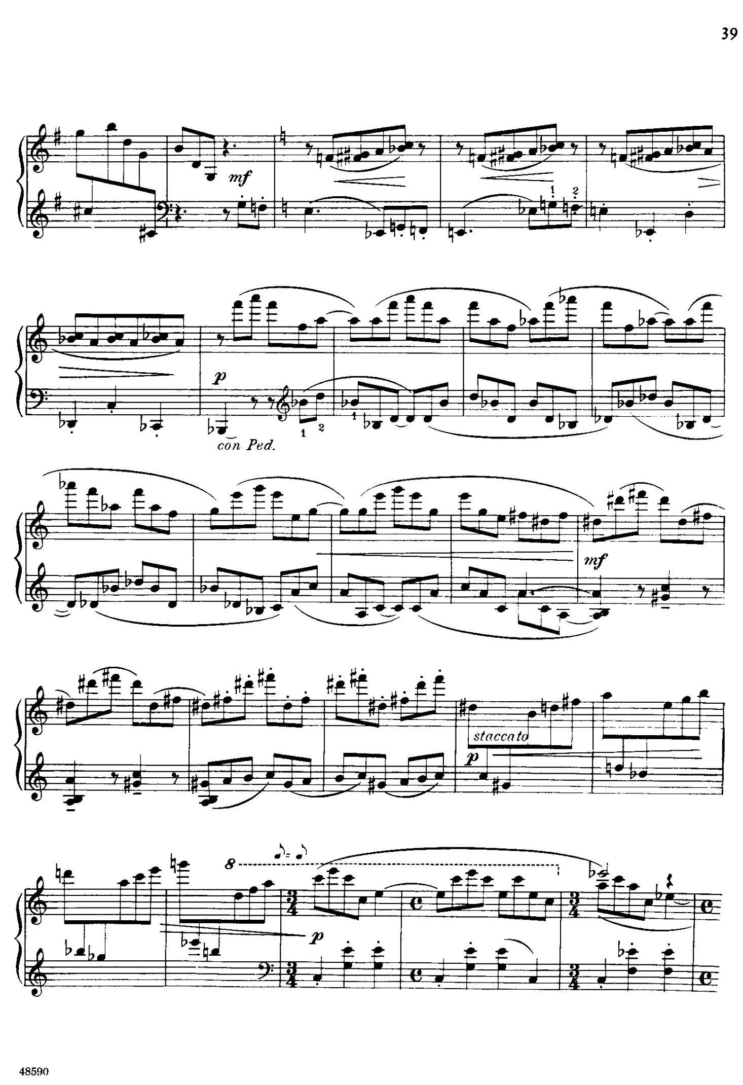 降e小调钢琴奏鸣曲 Op.26 v.2钢琴曲谱（图2）