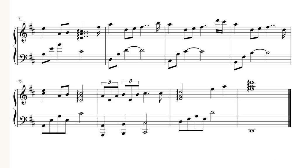 Memory钢琴曲谱（图4）