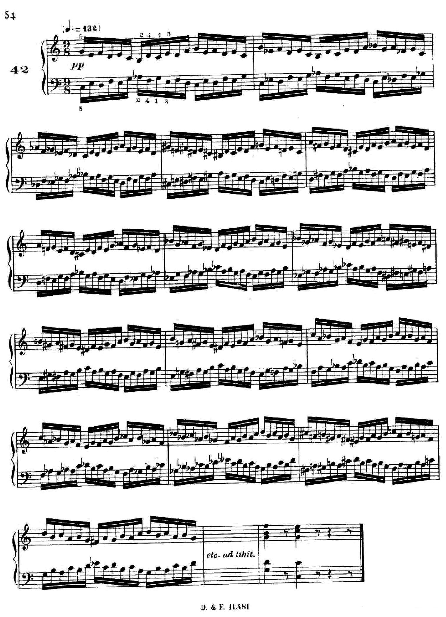 51 Exercises, WoO 6（51首钢琴练习 38—51）钢琴曲谱（图3）