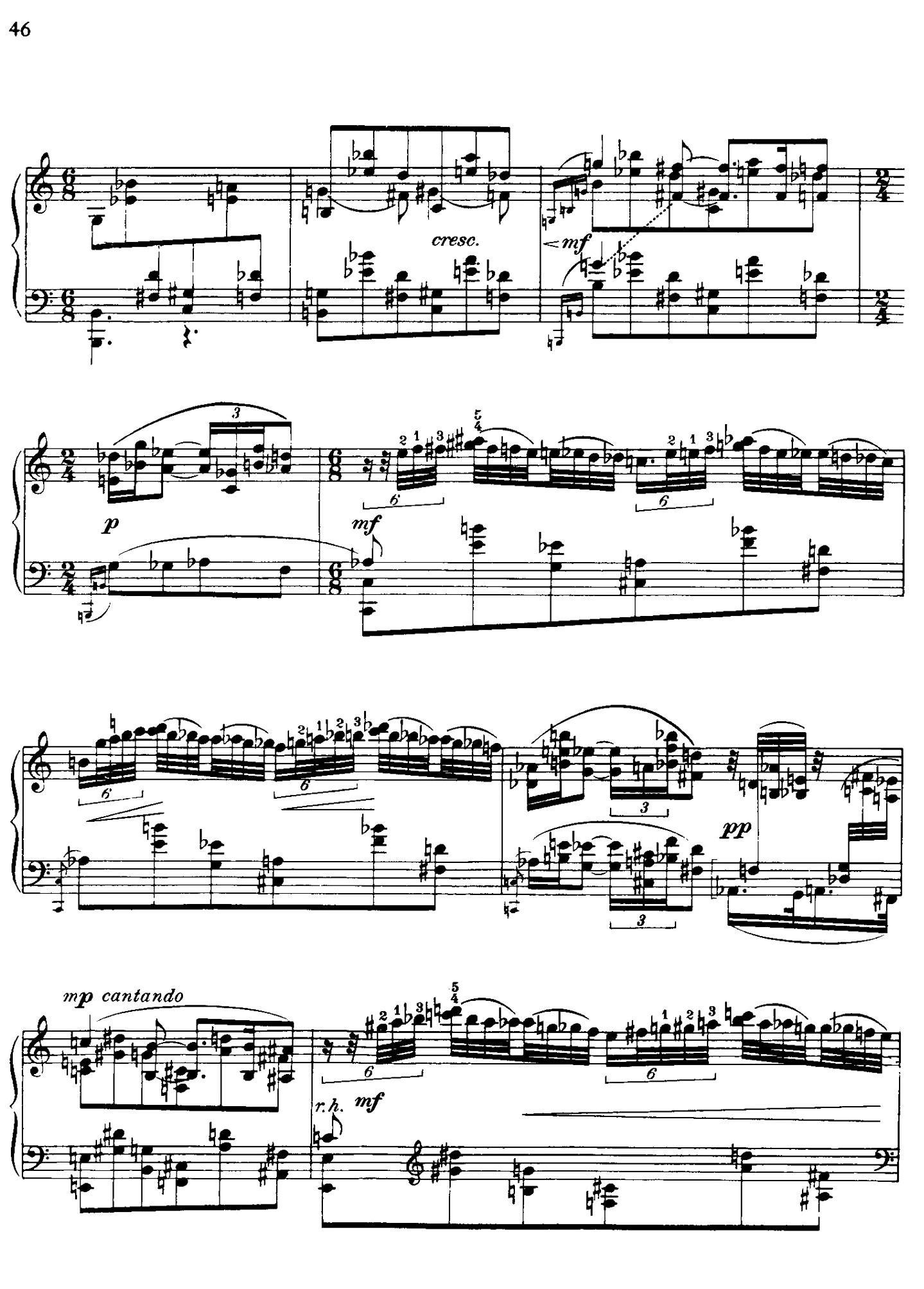 降e小调钢琴奏鸣曲 Op.26 v.3钢琴曲谱（图2）