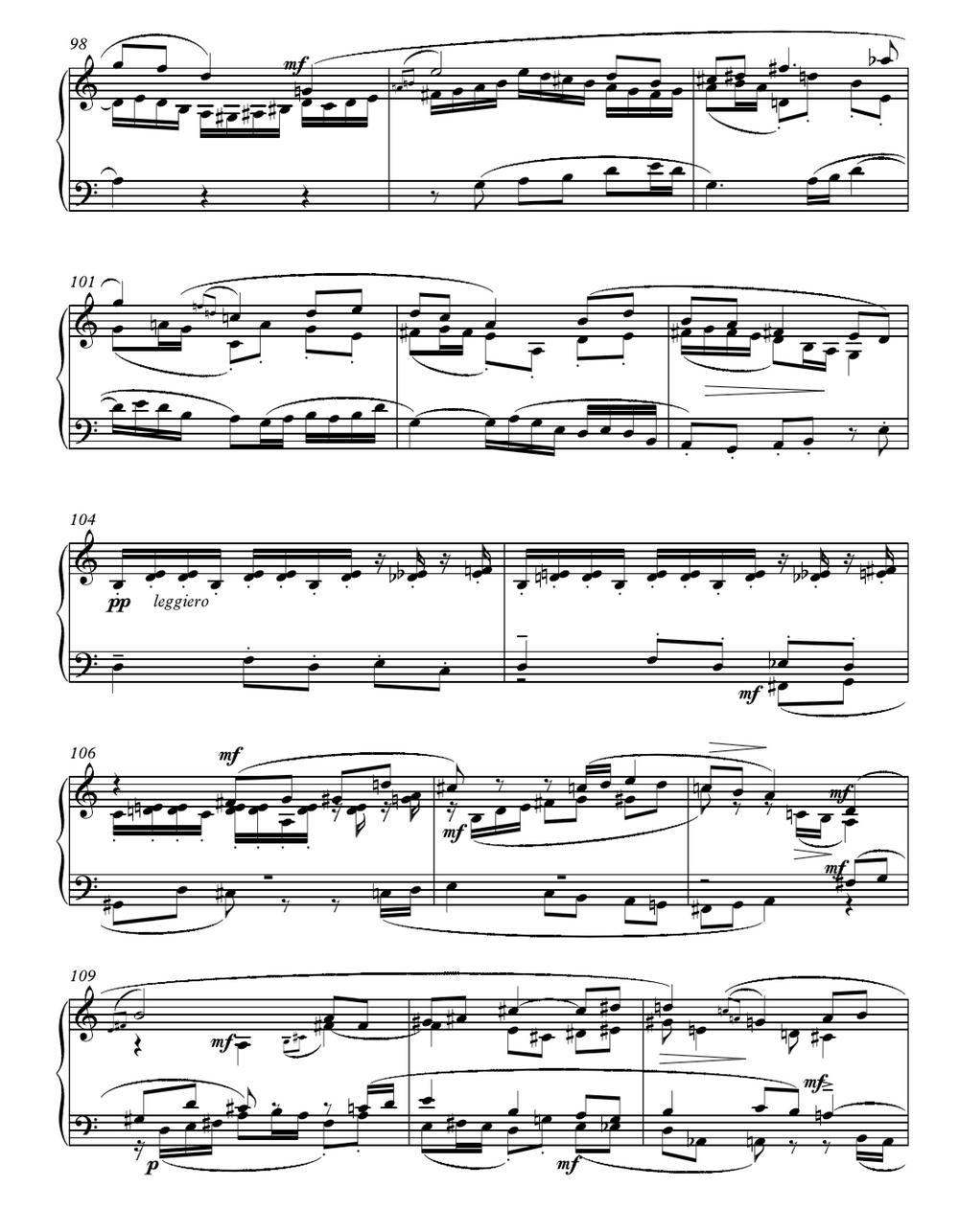 赋格（叶思敏作曲版）钢琴曲谱（图6）