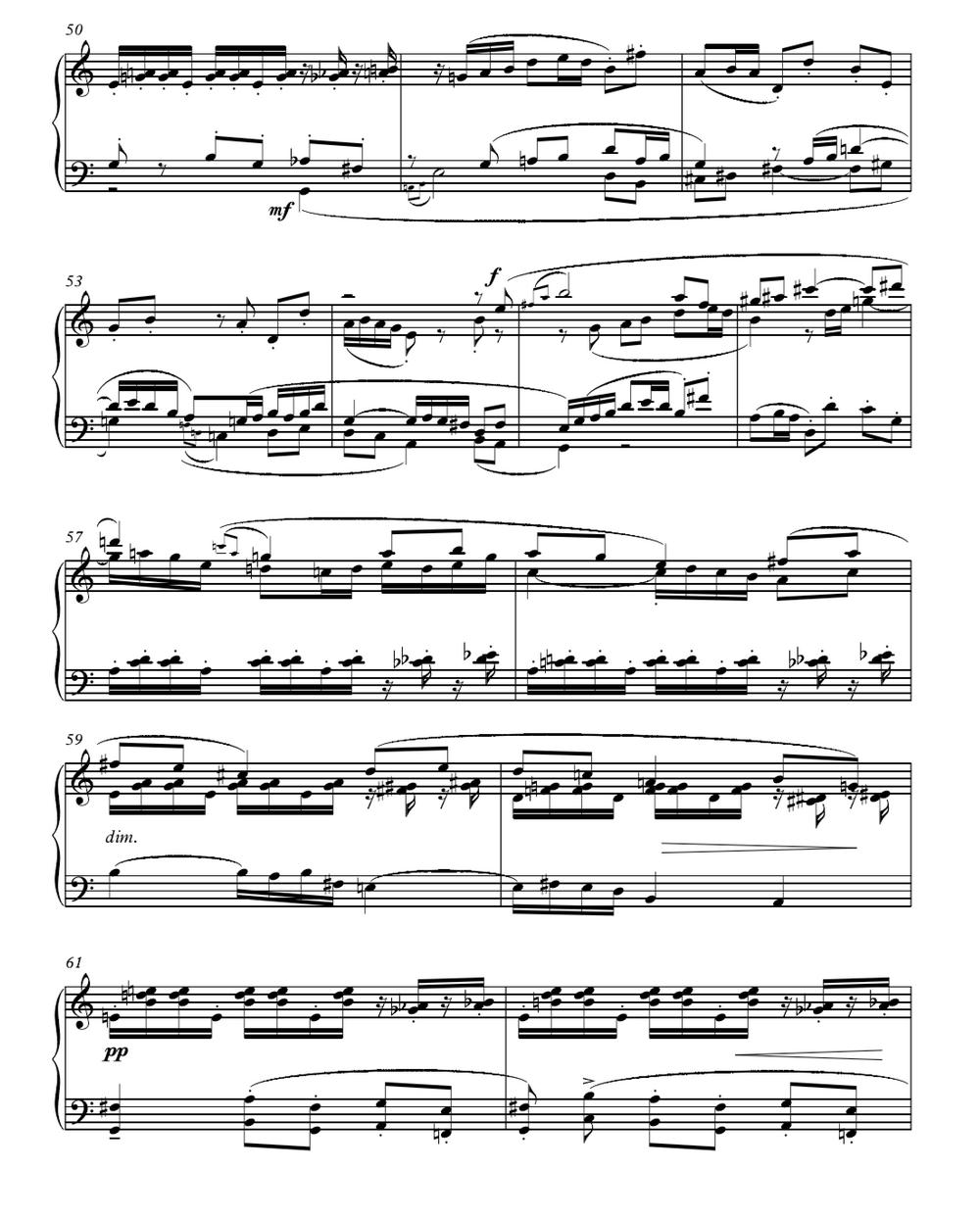 赋格（叶思敏作曲版）钢琴曲谱（图3）