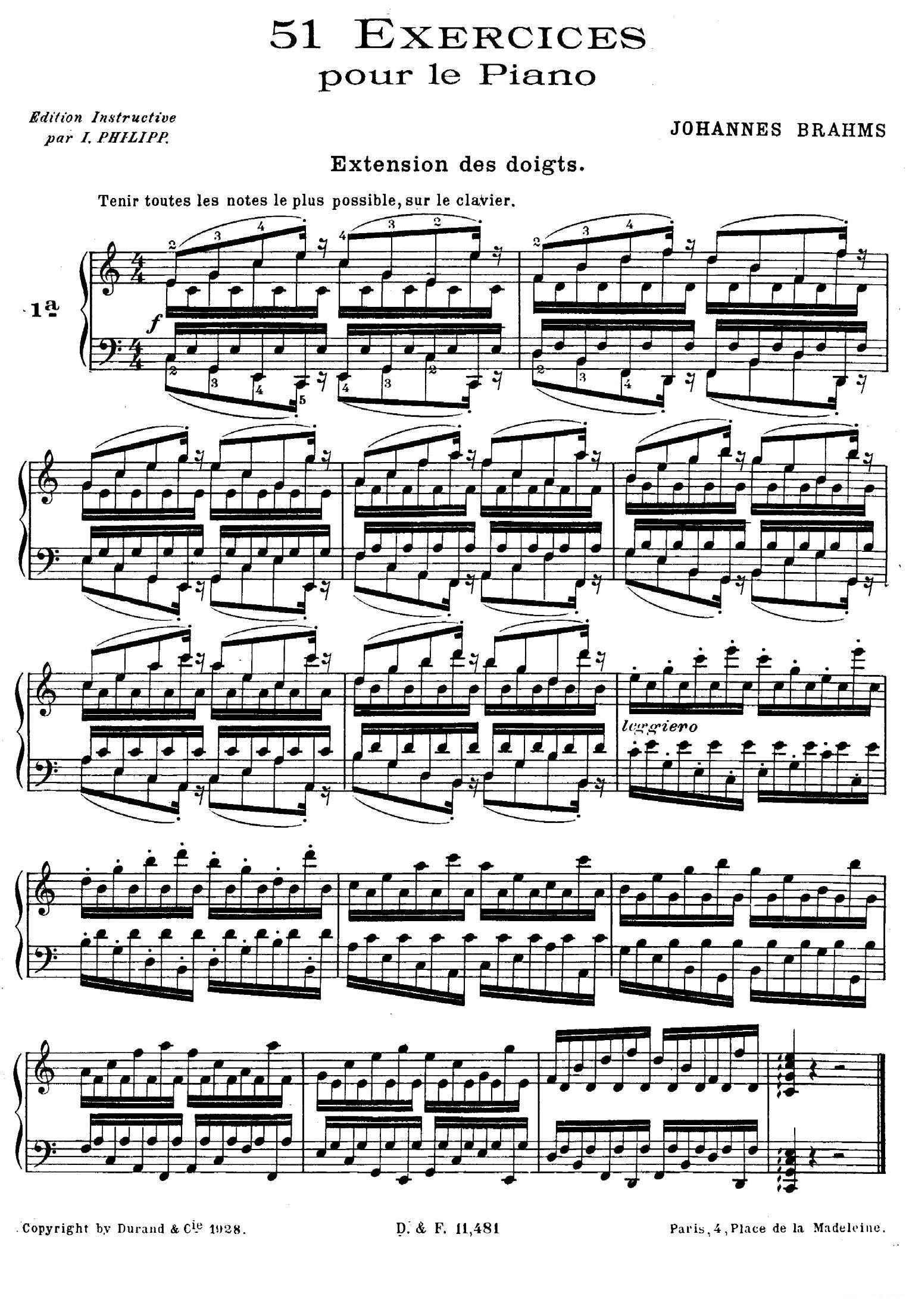 51 Exercises, WoO 6（51首钢琴练习 1—7）钢琴曲谱（图1）
