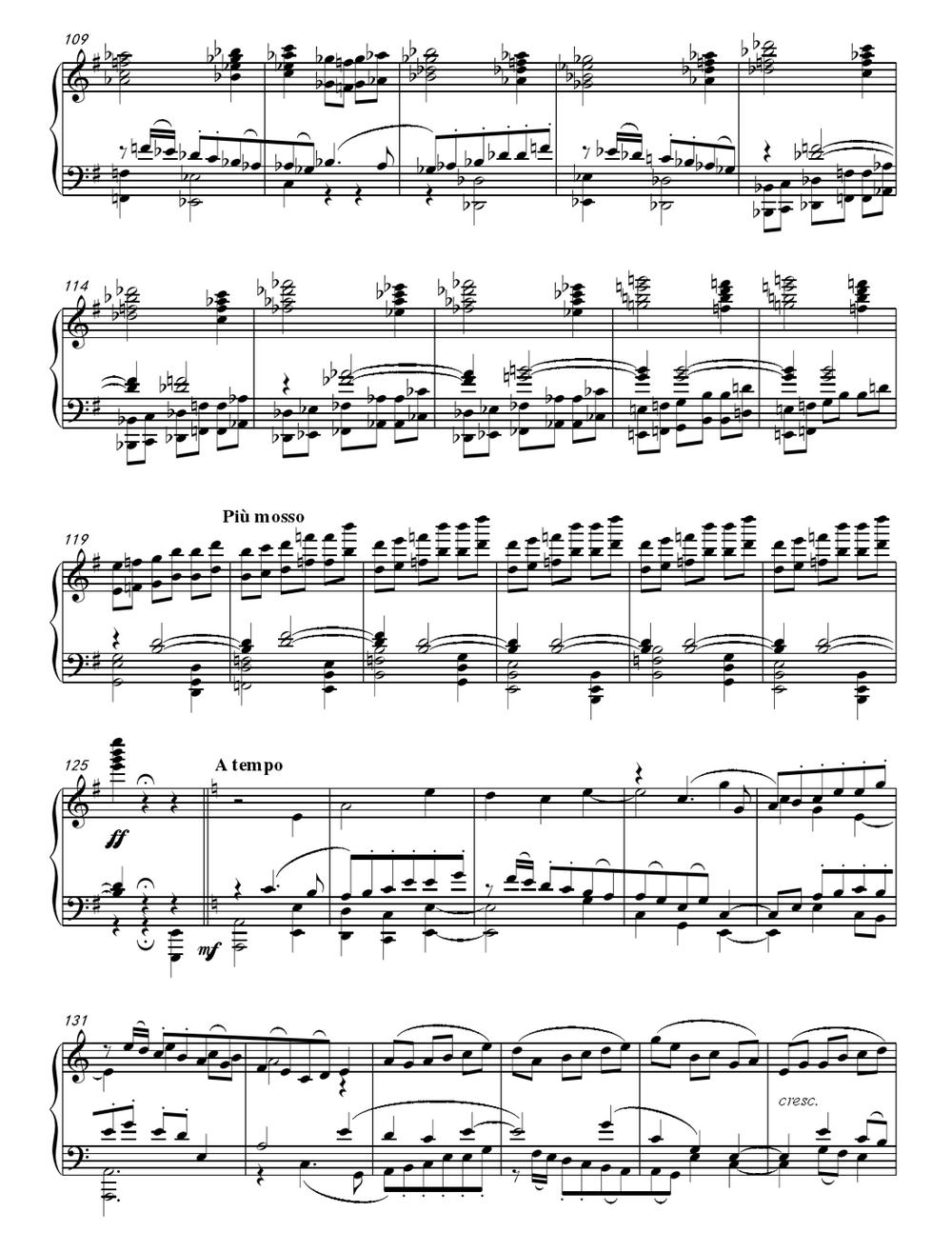 赋格（王华作曲版）钢琴曲谱（图4）