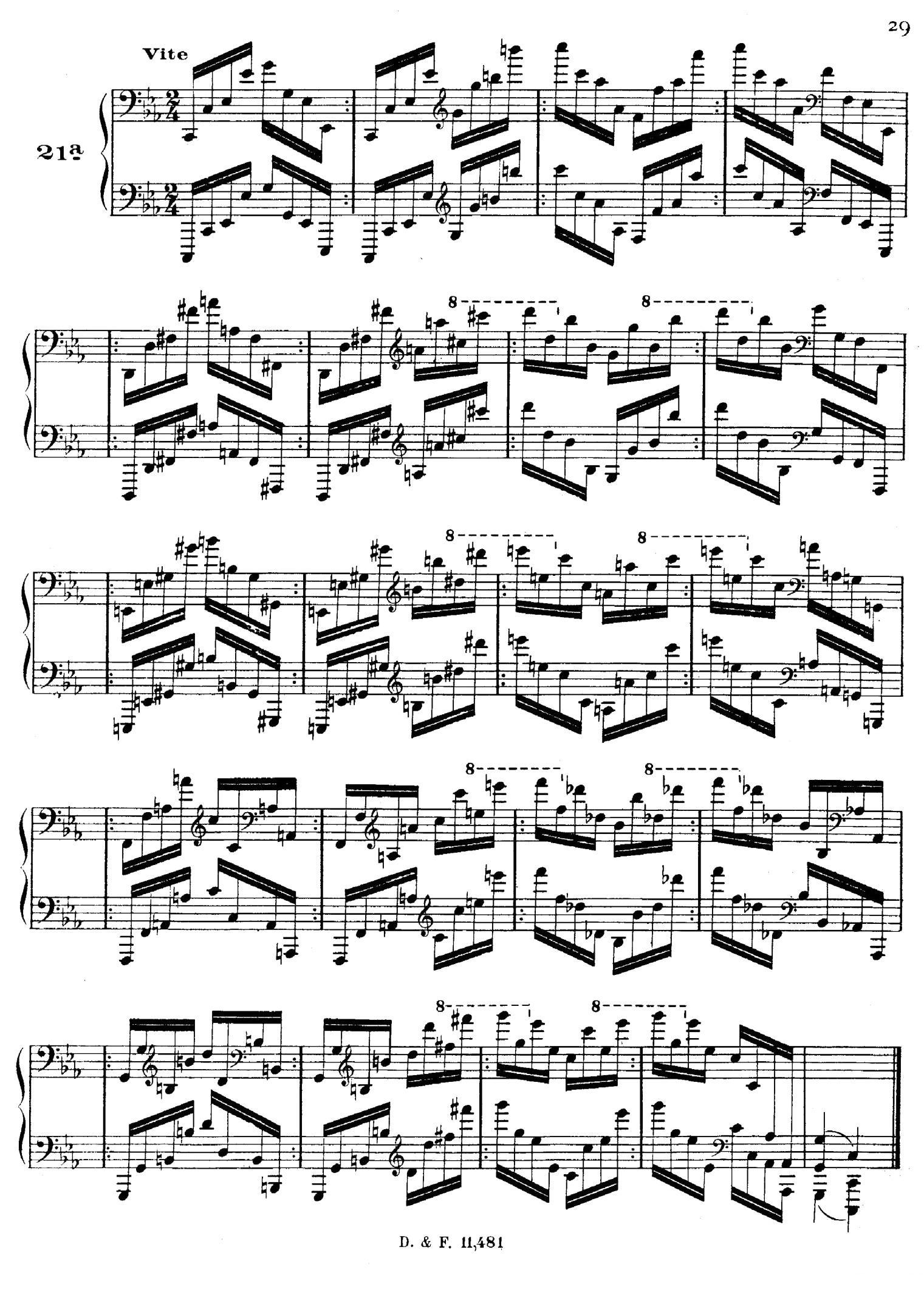 51 Exercises, WoO 6（51首钢琴练习 19—25）钢琴曲谱（图4）