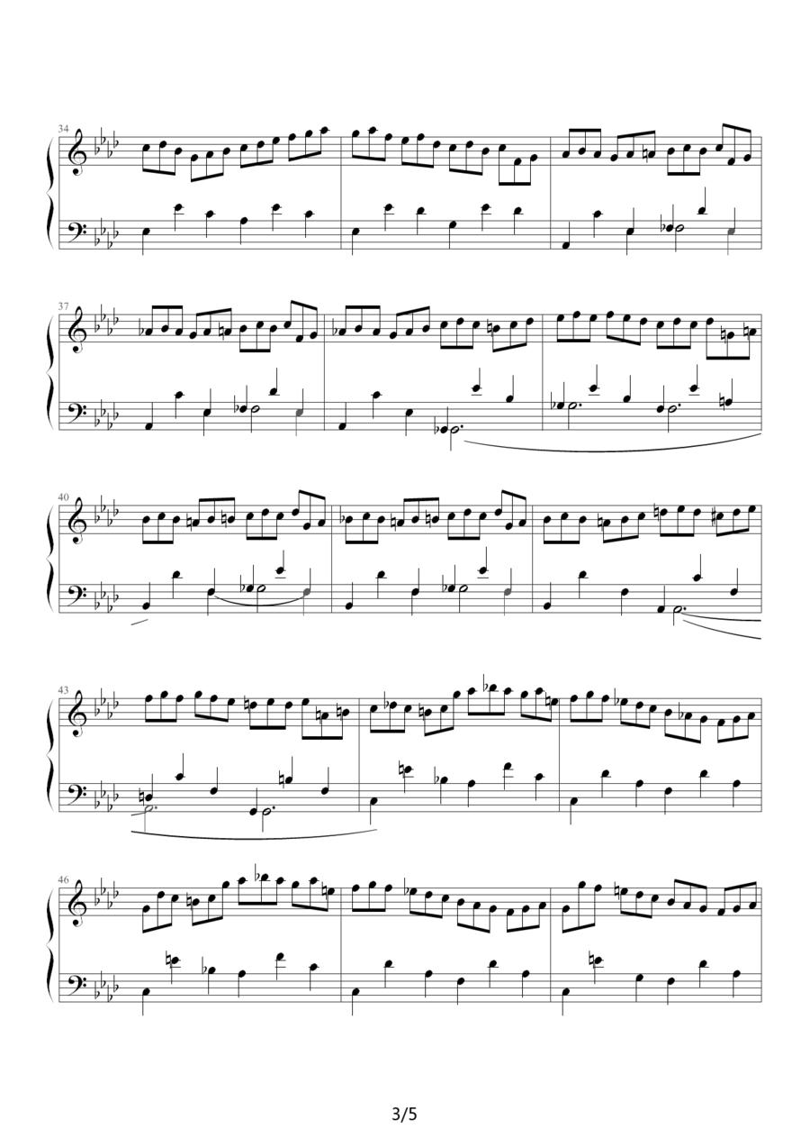 练习曲Op.25 No.2（肖邦曲、欧阳阳制谱版）钢琴曲谱（图3）