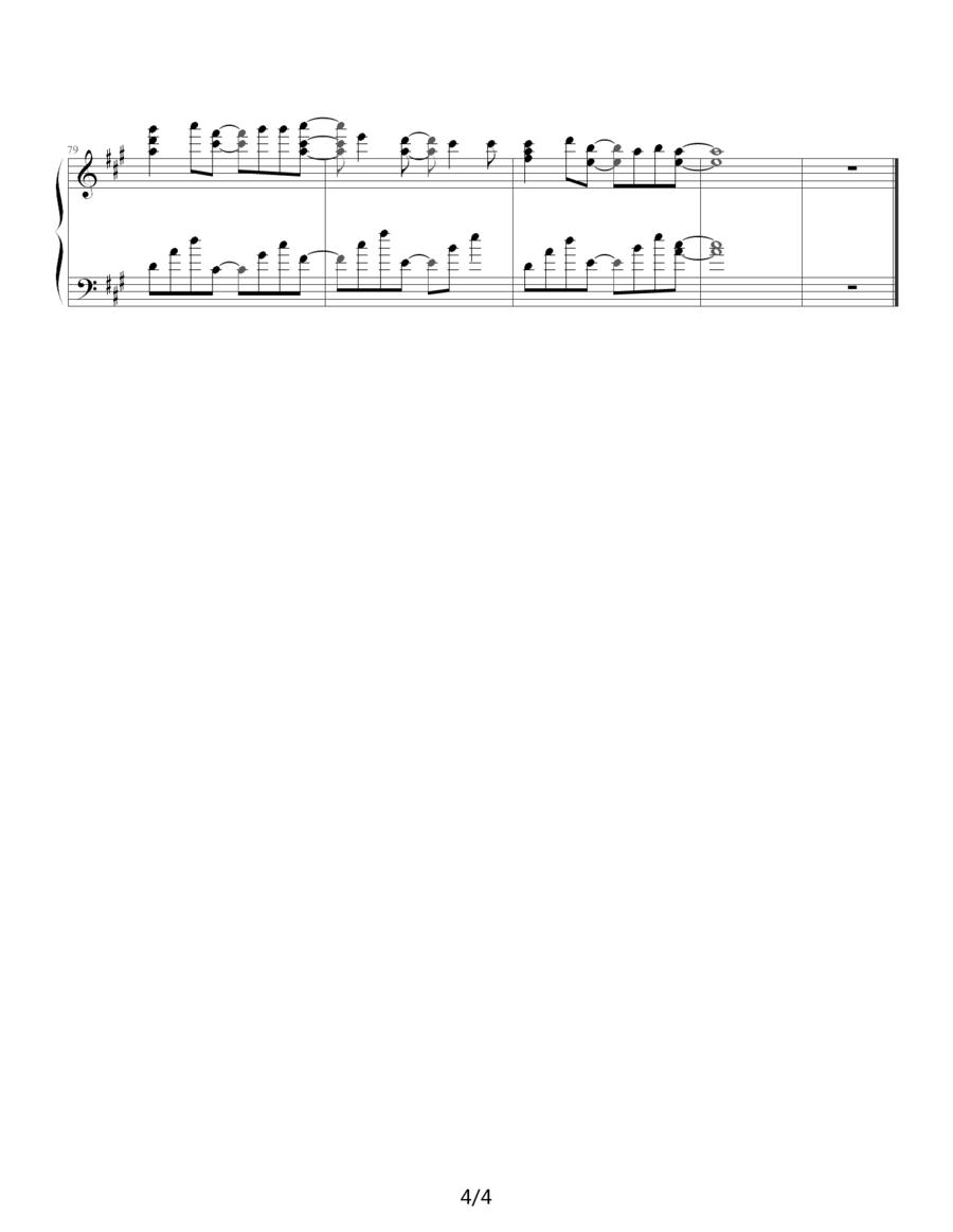 shissou（日本动漫《樱兰高校男公关部》插曲）钢琴曲谱（图4）