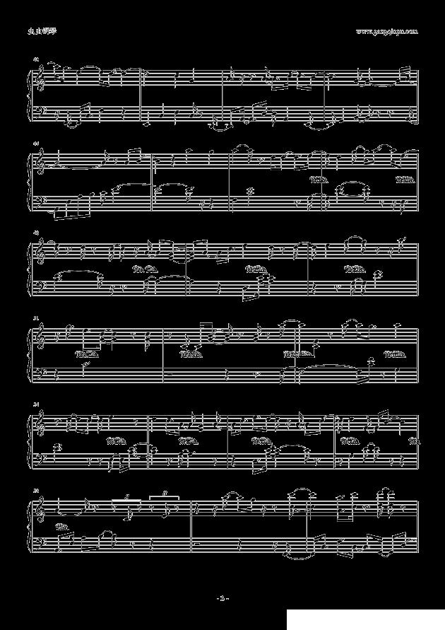 夏至钢琴曲谱（图3）