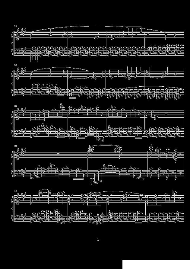托卡塔组曲：2、（#f小调）末日的审判钢琴曲谱（图2）
