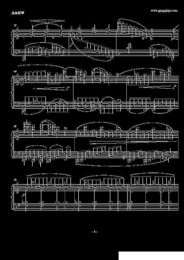 随想曲（Op.76.No.8 ）钢琴曲谱（图4）