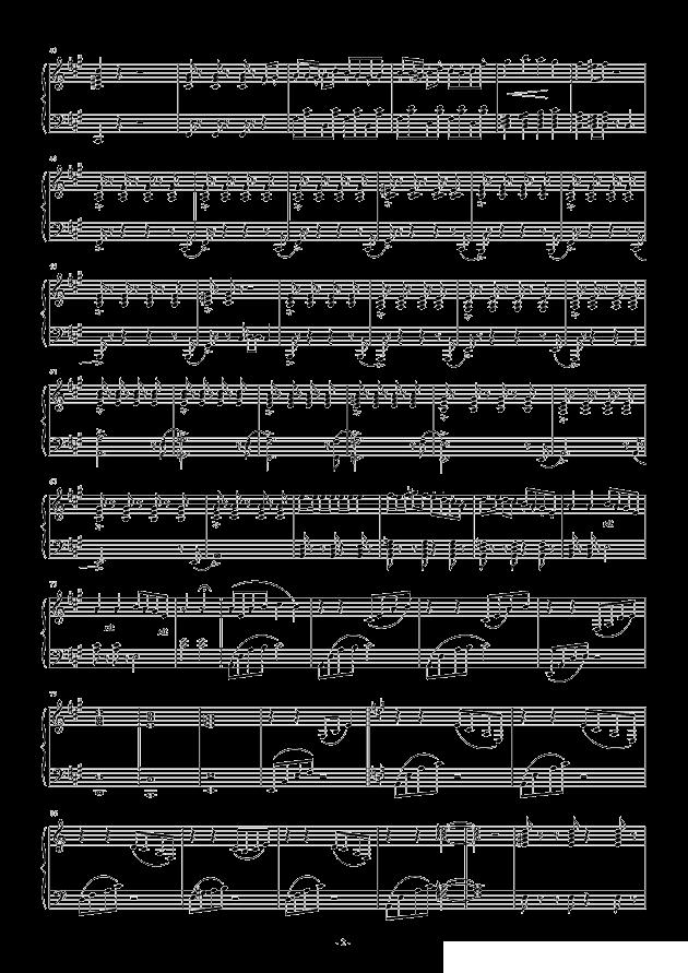 青春舞曲变奏曲（青歌赛歌谱）钢琴曲谱（图2）
