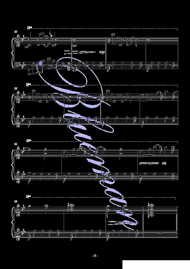 The Feather Theme （Blueame编配）钢琴曲谱（图4）