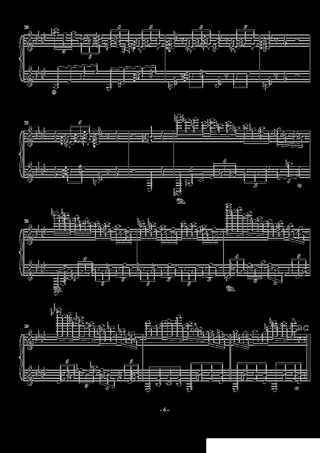写首曲子压压惊钢琴曲谱（图4）