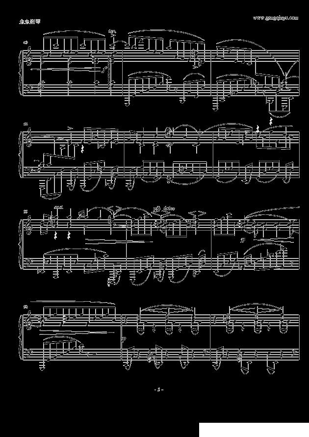 随想曲（Op.76.No.8 ）钢琴曲谱（图5）