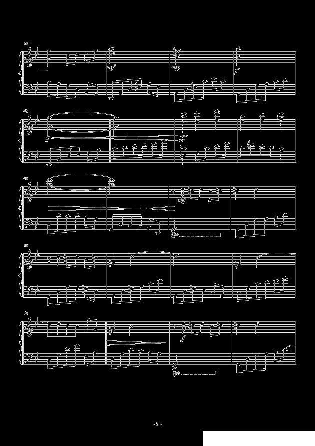 冬夜钢琴曲谱（图3）