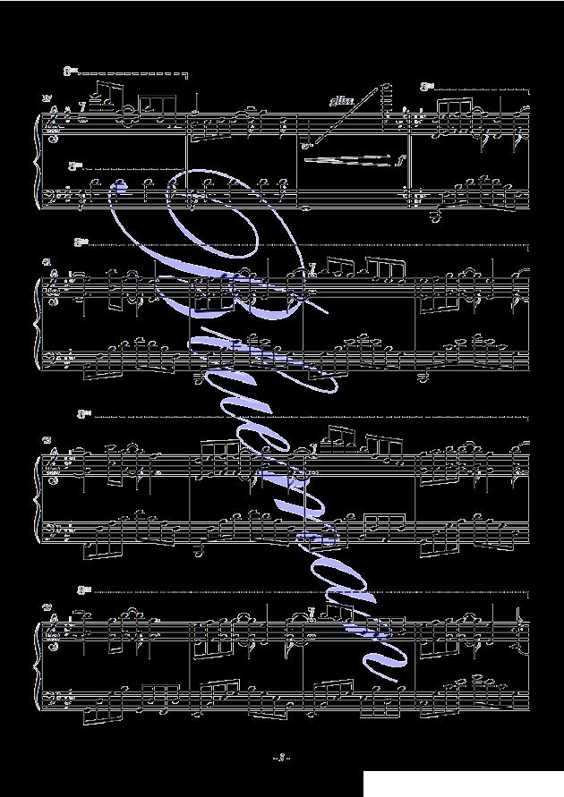 The Feather Theme （Blueame编配）钢琴曲谱（图3）