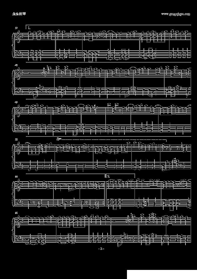 MOON PRIDE （《美少女战士crystal》主题曲 ）钢琴曲谱（图2）