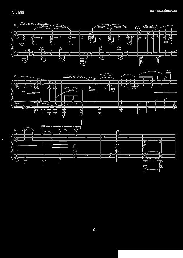 随想曲（Op.76.No.8 ）钢琴曲谱（图6）