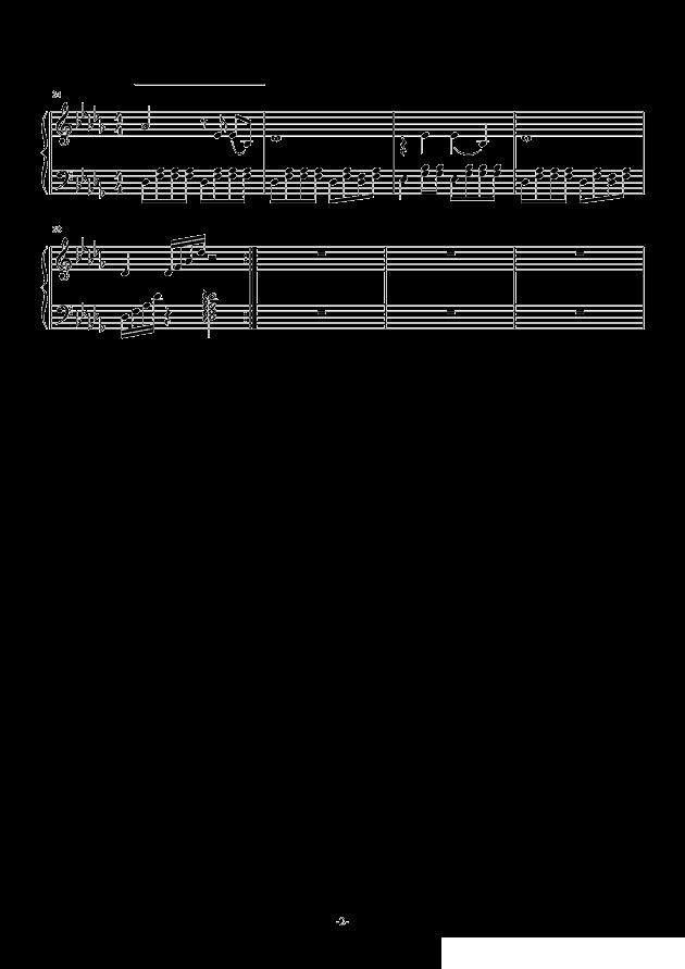 牧羊曲（电影《少林寺》插曲）钢琴曲谱（图2）
