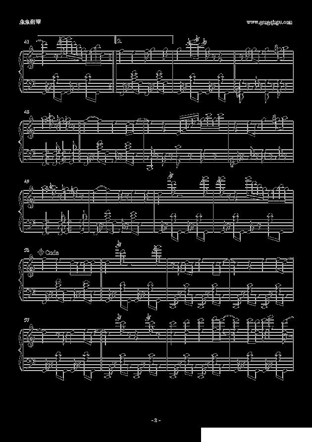 The show钢琴曲谱（图3）