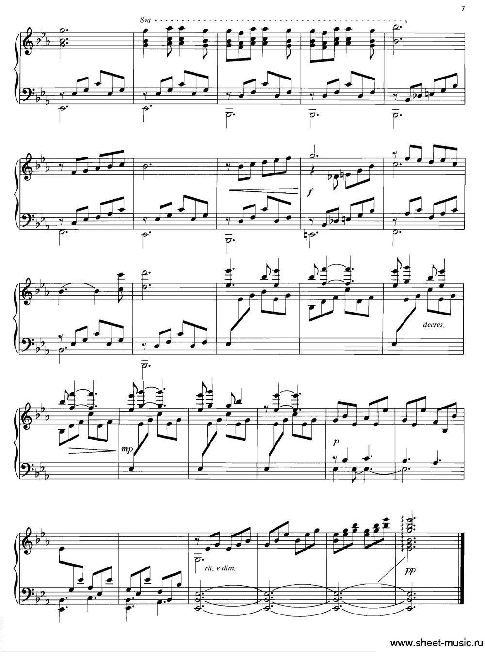 BARCAROLLE钢琴曲谱（图3）