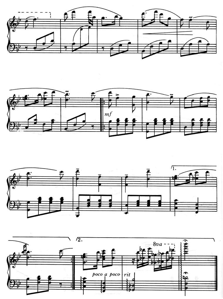 采槟榔钢琴曲谱（图4）