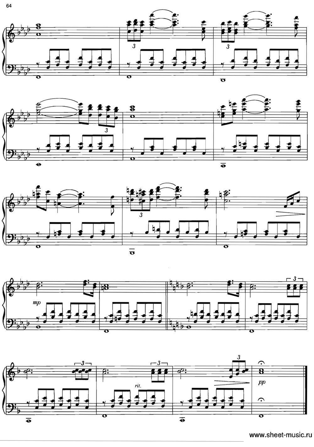 SERENADE钢琴曲谱（图3）