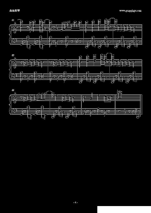 The show钢琴曲谱（图4）