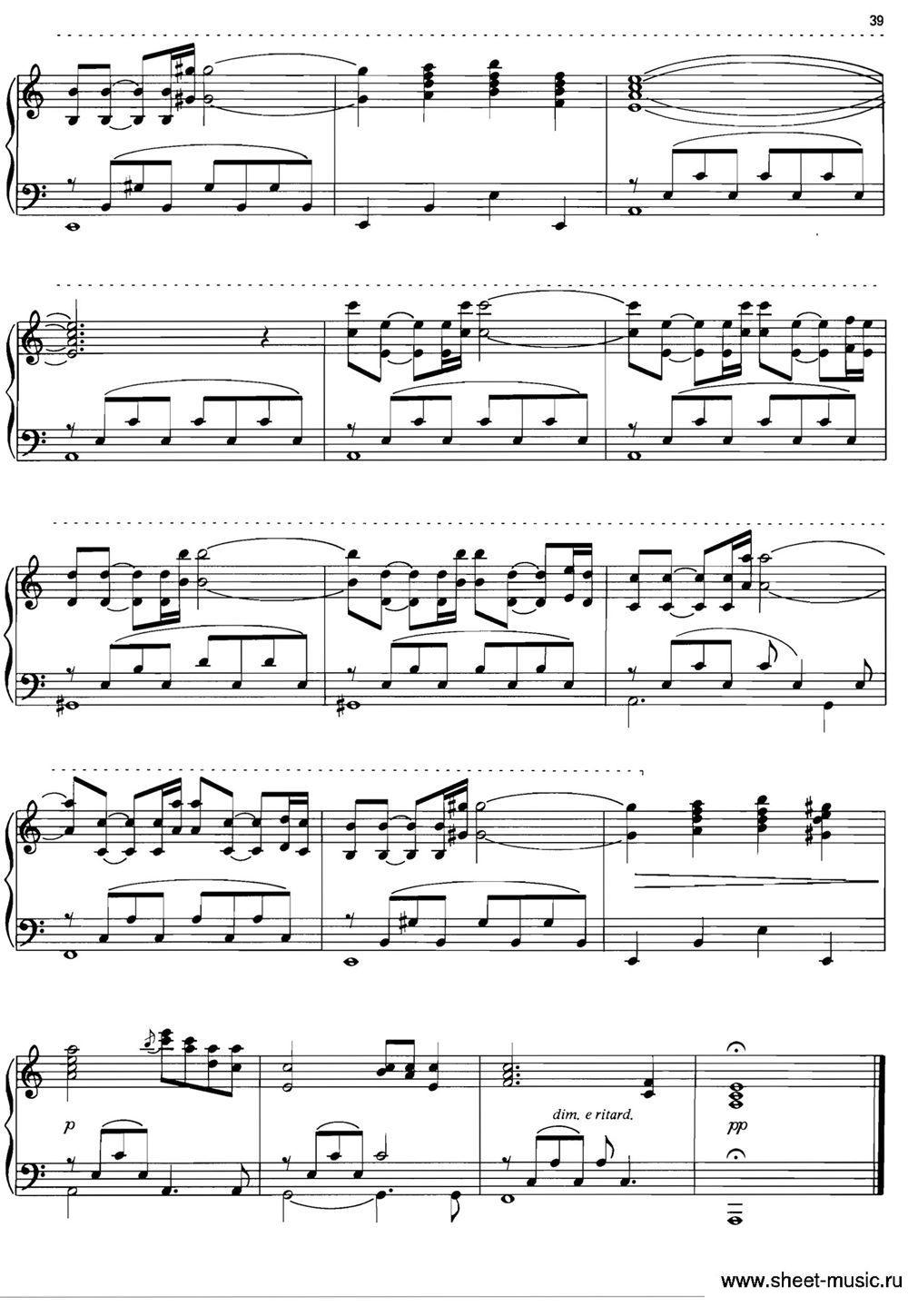 LOVE STORY钢琴曲谱（图4）