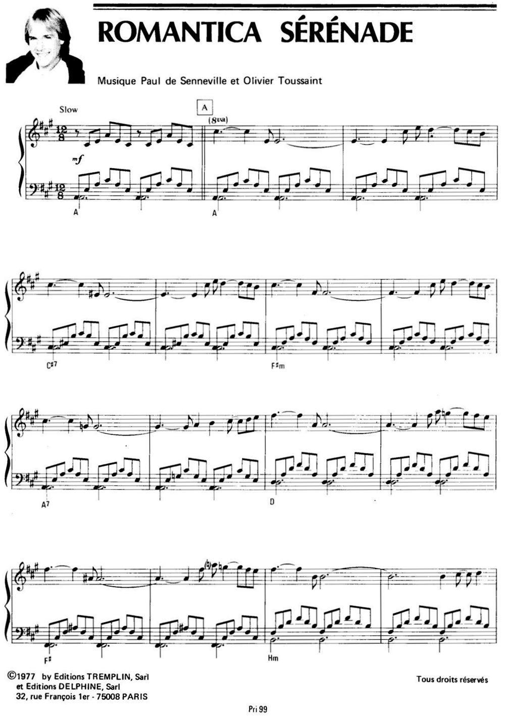 ROMANTICA SERENADE钢琴曲谱（图1）