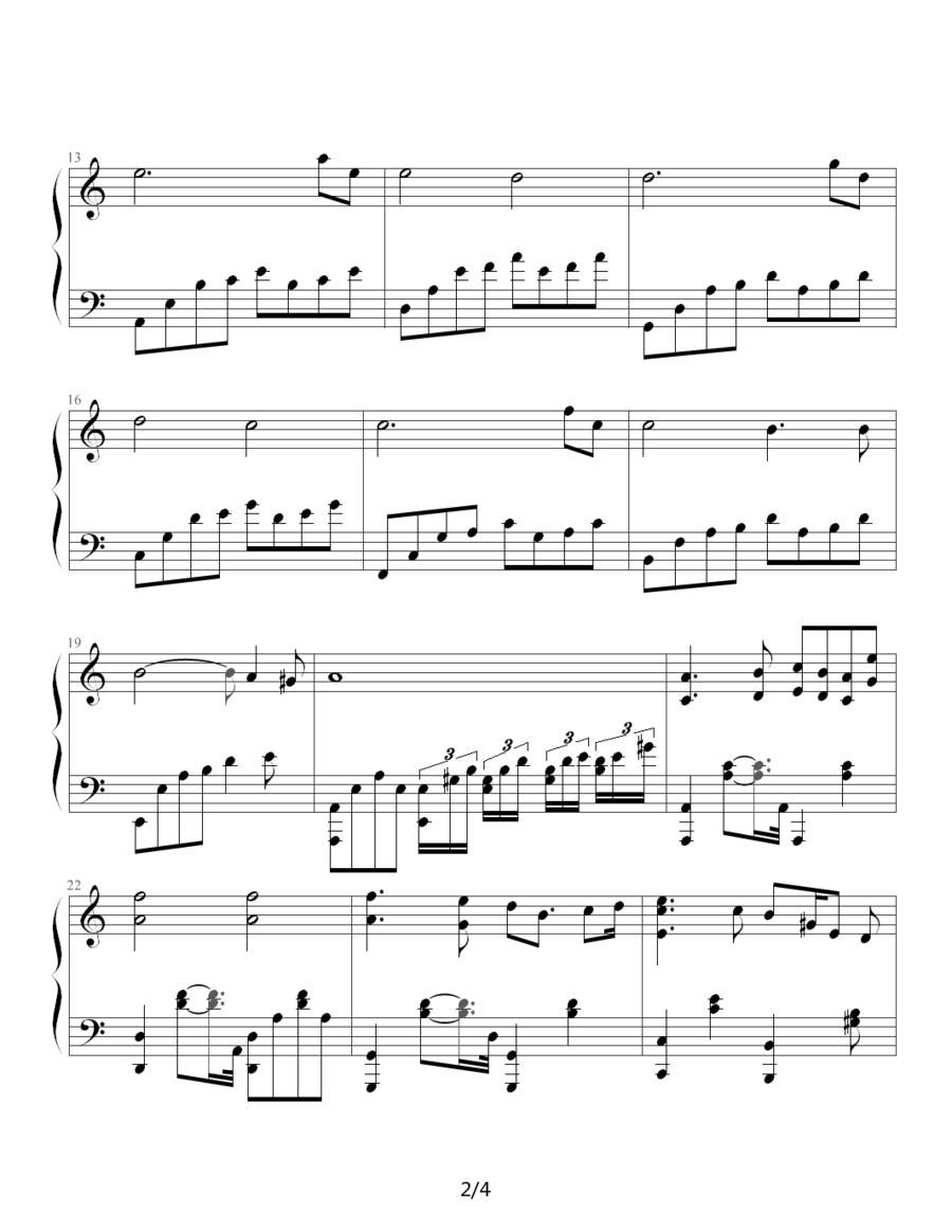 莎芭女王（劳伦特曲、砖头制谱版）钢琴曲谱（图2）