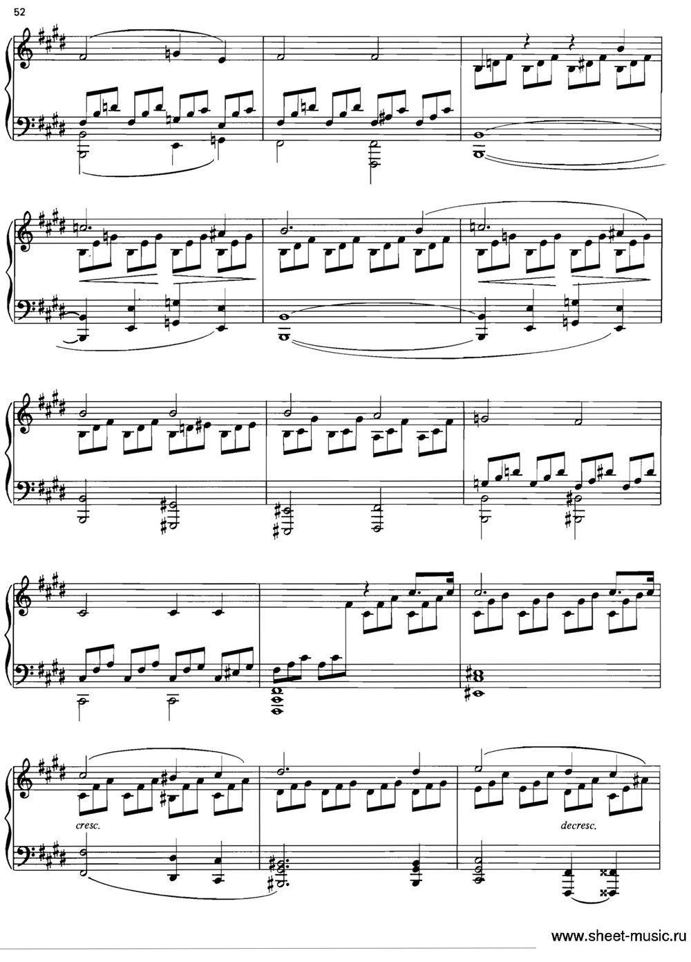 SONATE AU CLAIR DE LUNE（MOONLIGHT SONATA）钢琴曲谱（图2）