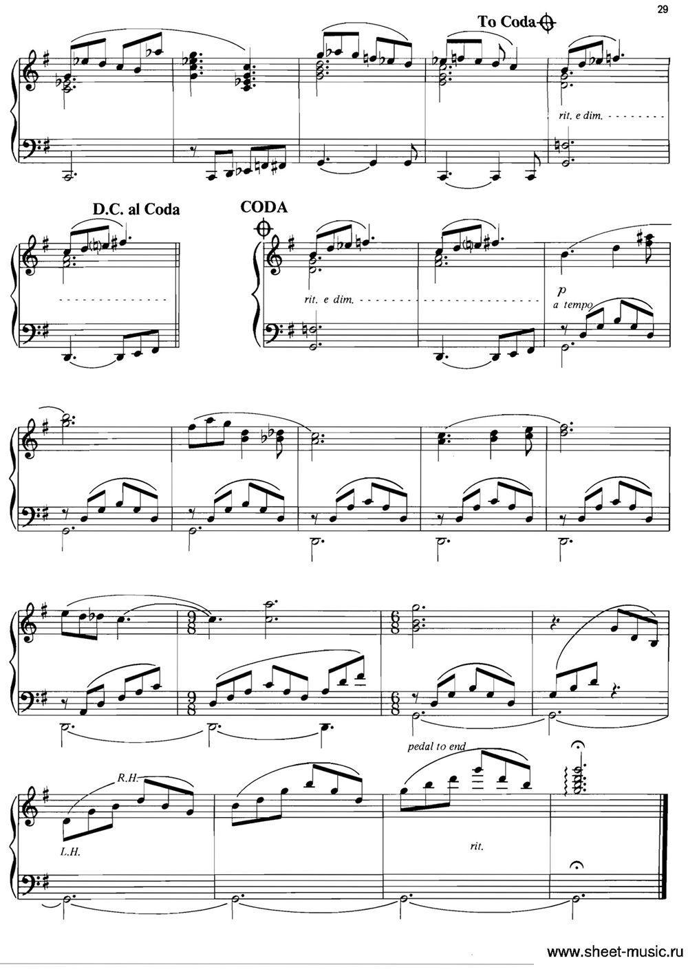 LARA＇S THEME钢琴曲谱（图2）