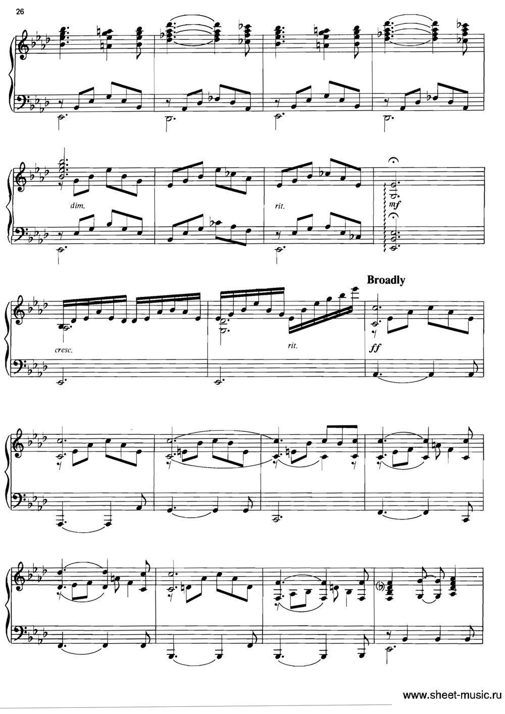 LIEBESTRAUM钢琴曲谱（图4）