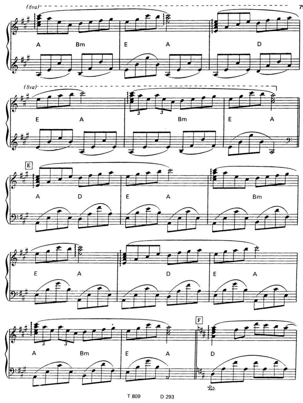 LES PREMIERS SOURIRES DE VANESSA钢琴曲谱（图3）