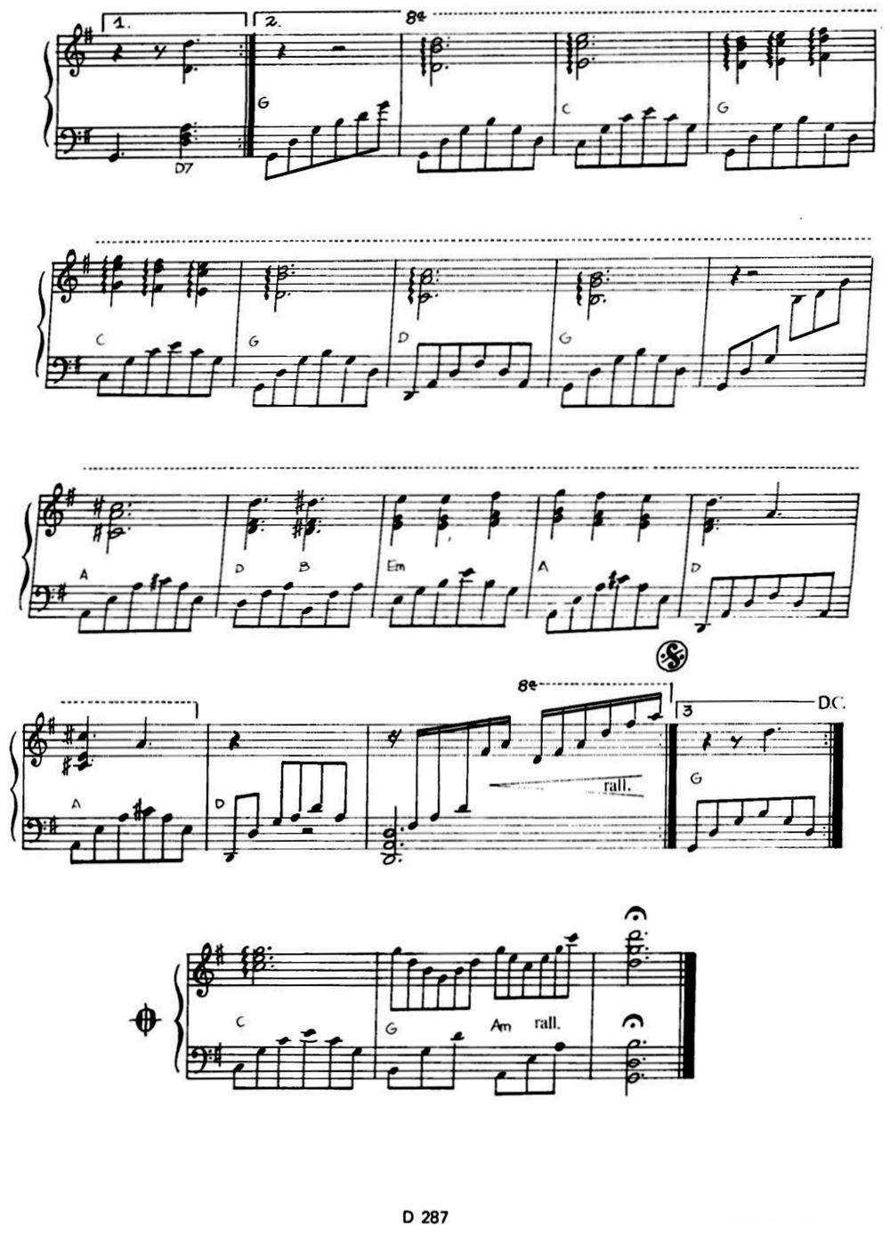 PLAISIR D＇AMOUR钢琴曲谱（图2）