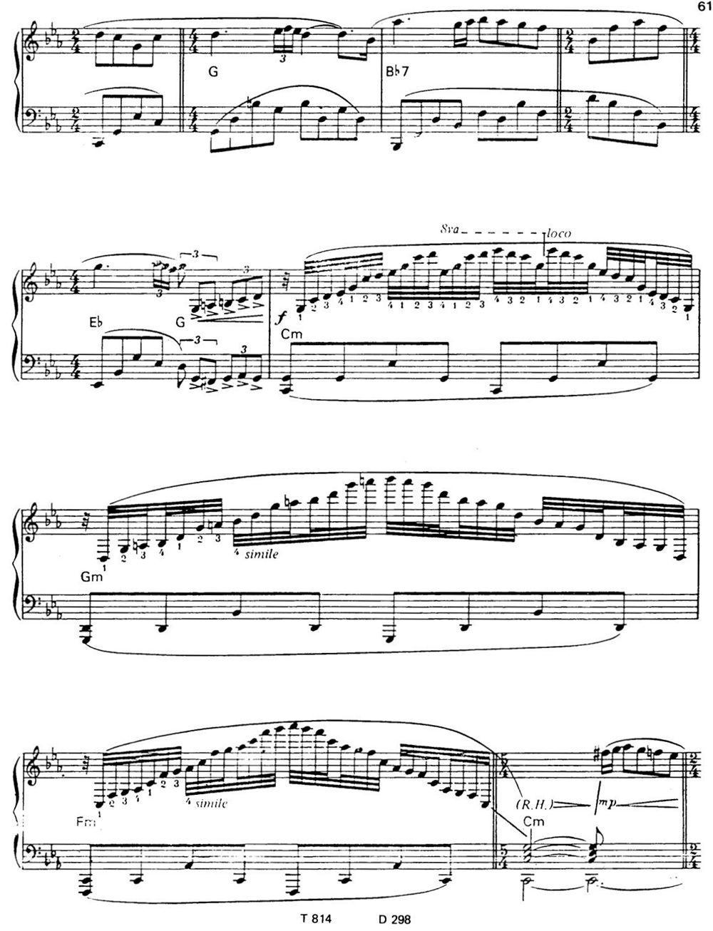 CONCERTO POUR UNE JEUNE FILLE NOMMEE 《JE T＇AIME》钢琴曲谱（图4）